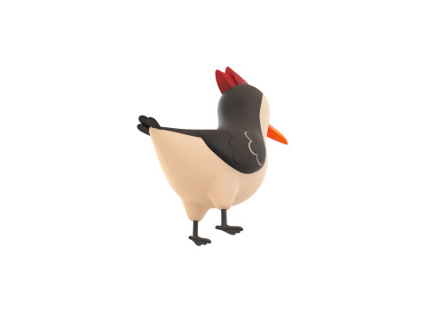 Character300 Woodpecker Modèle 3D