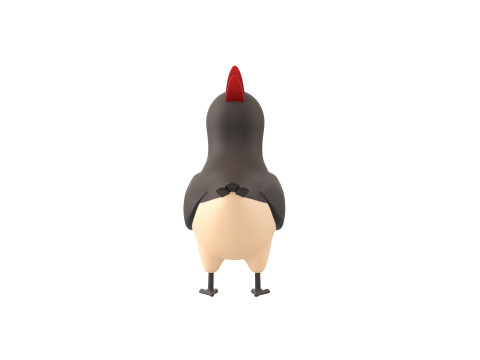 Character300 Woodpecker Modèle 3D