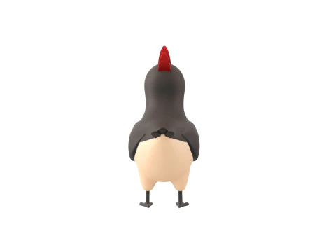 Character300 Woodpecker 3D Model