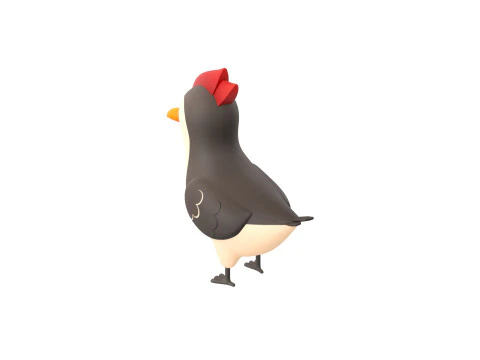 Character300 Woodpecker 3D Model