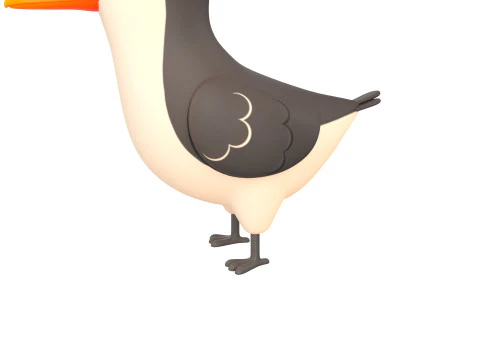 Character300 Woodpecker 3D Model