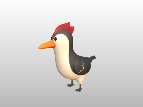 Character300 Woodpecker Modèle 3D