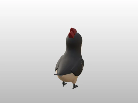 Character300 Woodpecker 3D Model