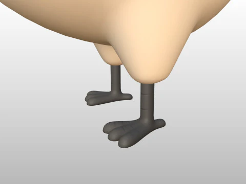 Character300 Woodpecker 3D Model