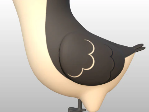 Character300 Woodpecker 3D Model