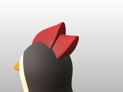 Character300 Woodpecker 3D Model
