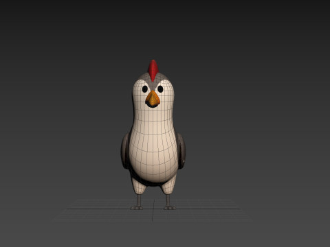Character300 Woodpecker Modèle 3D
