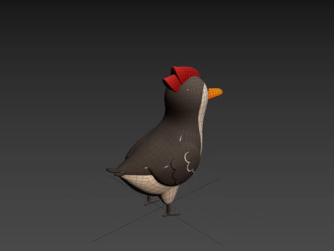 Character300 Woodpecker 3D Model