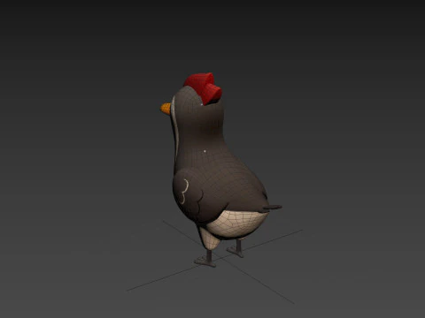Character300 Woodpecker 3D Model