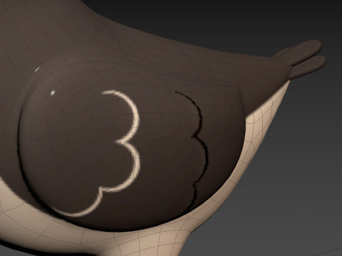 Character300 Woodpecker Modèle 3D