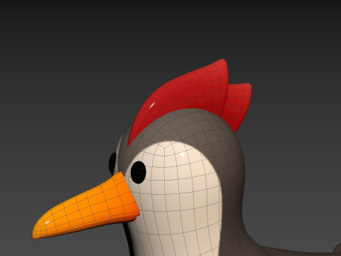 Character300 Woodpecker Modèle 3D