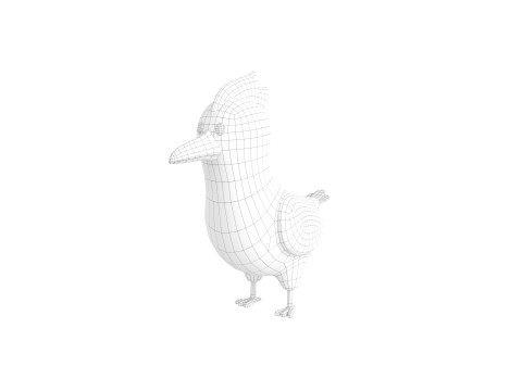 Character300 Woodpecker Modèle 3D