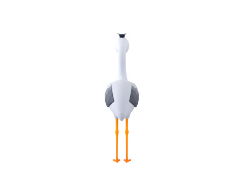 Character301 Heron Model 3D