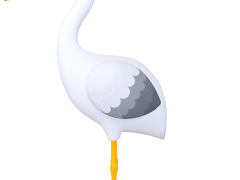 Character301 Heron Model 3D