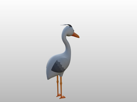 Character301 Heron Model 3D