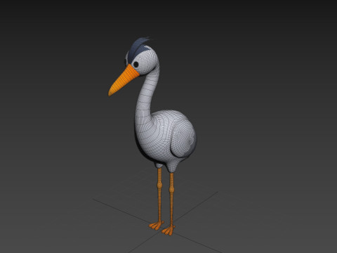Character301 Heron Model 3D