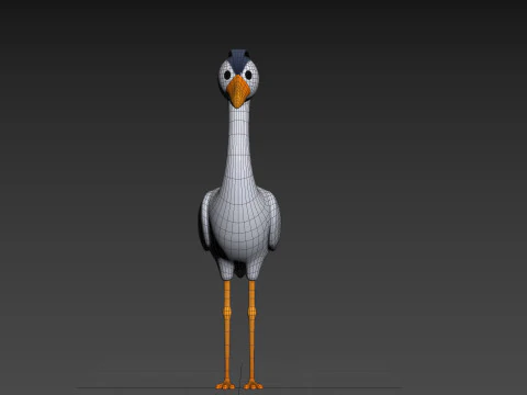 Character301 Heron 3D Model