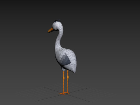 Character301 Heron Model 3D