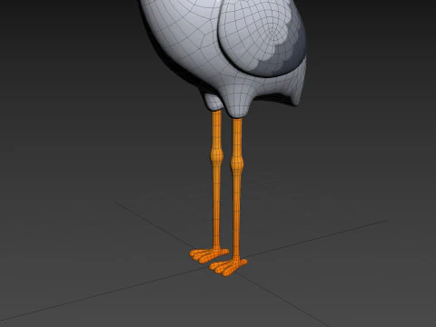 Character301 Heron 3D Model
