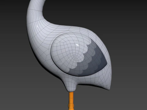 Character301 Heron 3D Model