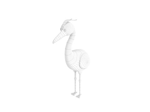 Character301 Heron Model 3D