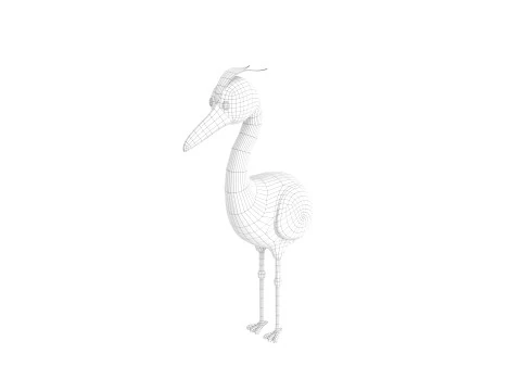 Character301 Heron 3D Model