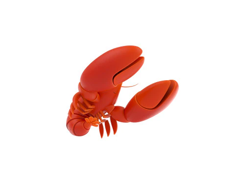 Character302 Crayfish 3D Model