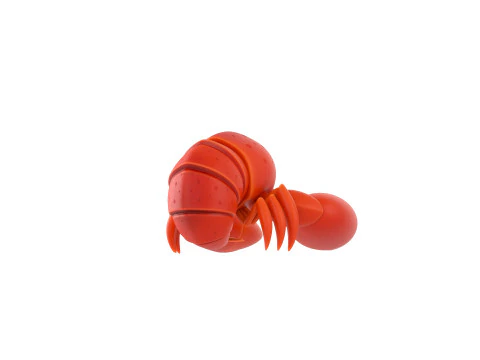 Character302 Crayfish 3D Model