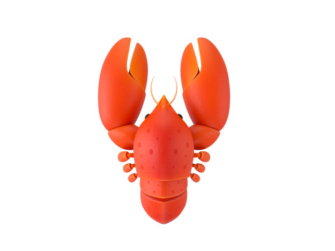 Character302 Crayfish Modelo 3D