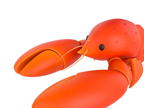 Character302 Crayfish 3D Model