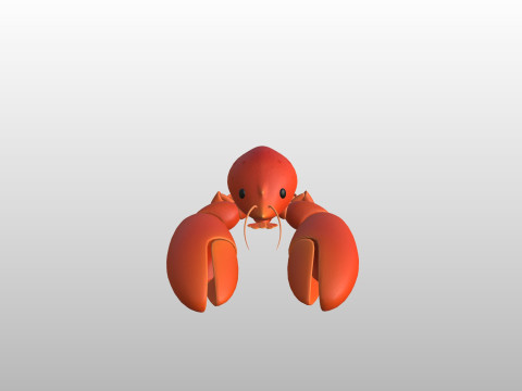 Character302 Crayfish Modelo 3D