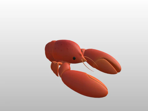 Character302 Crayfish 3D Model