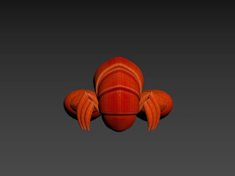 Character302 Crayfish 3D Model