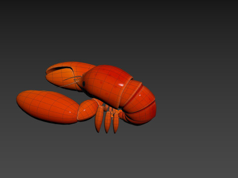 Character302 Crayfish Modelo 3D