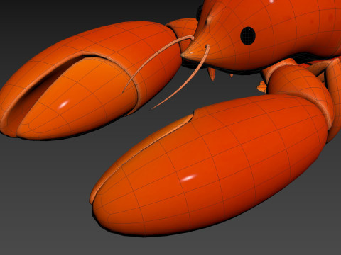 Character302 Crayfish Modelo 3D