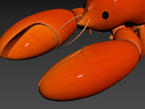 Character302 Crayfish 3D Model