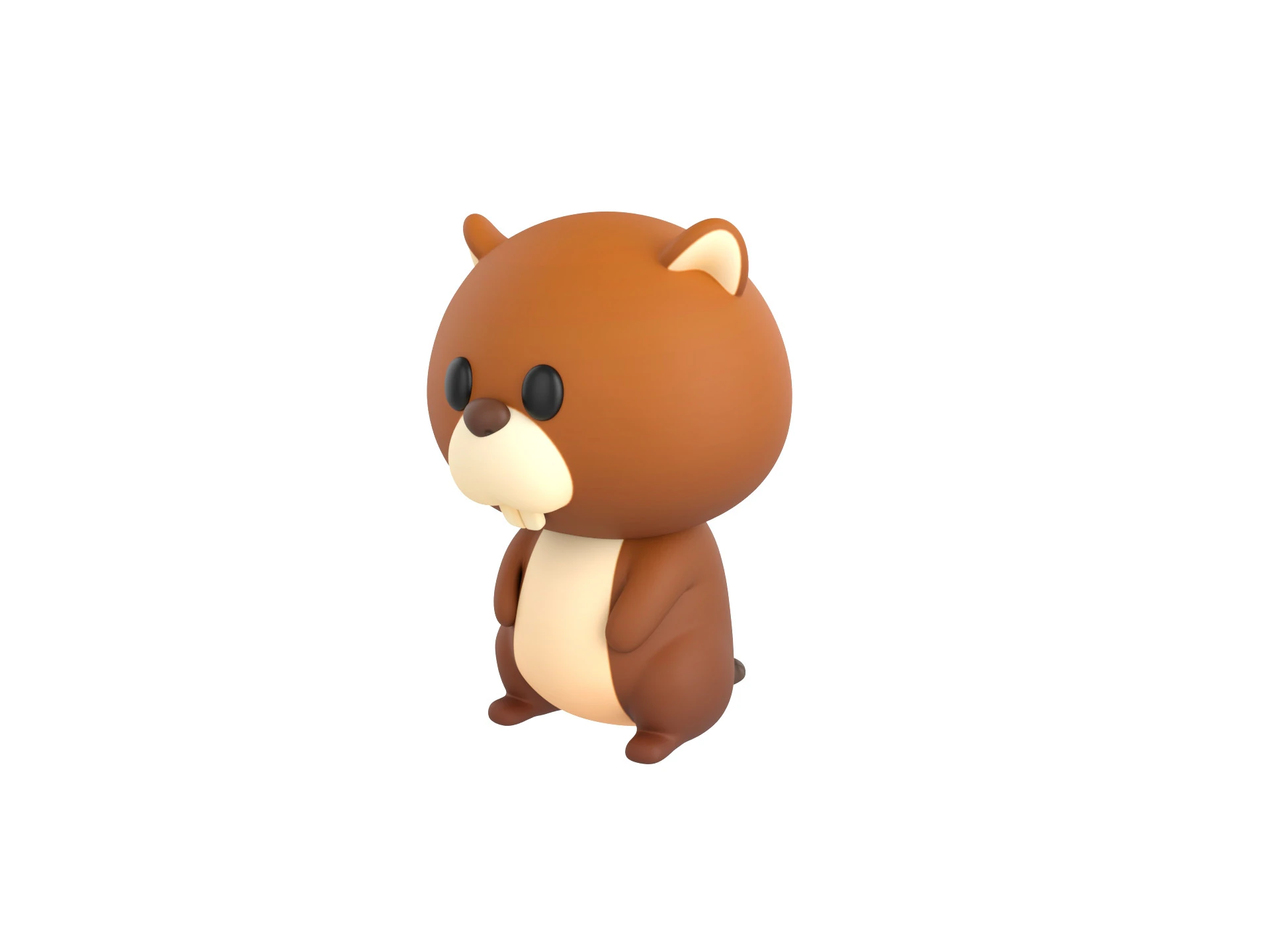 Character303 Beaver 3D Model .c4d .max .obj .3ds .fbx .stl .blend 