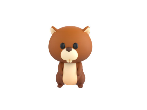 Character303 Beaver 3D Модель