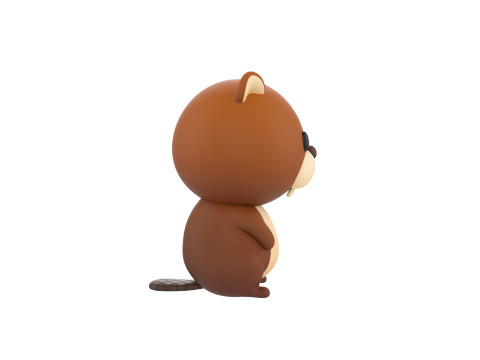 Character303 Beaver 3D Модель