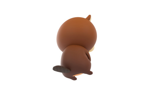 Character303 Beaver 3D Модель