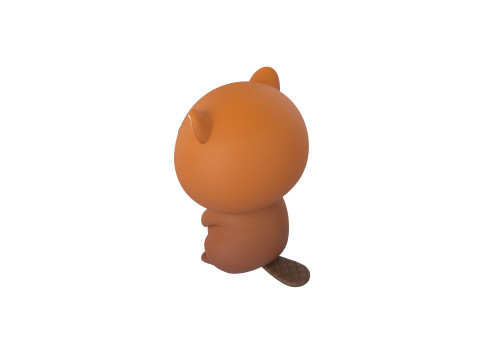 Character303 Beaver 3D Модель