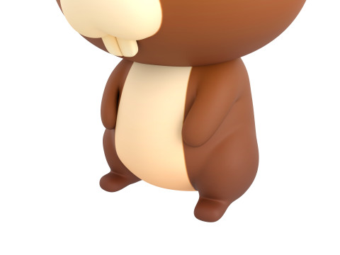Character303 Beaver 3D Модель