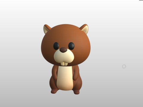 Character303 Beaver 3D Модель