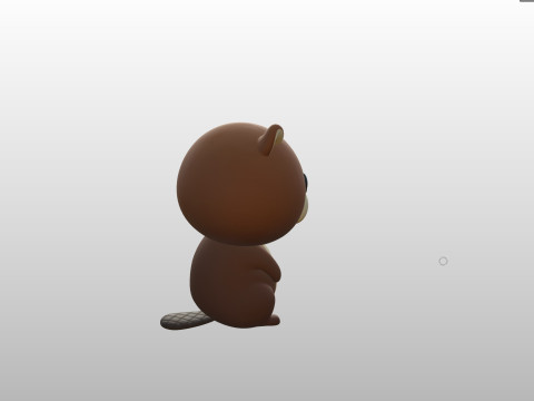 Character303 Beaver 3D Модель