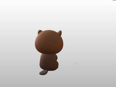 Character303 Beaver 3D Модель