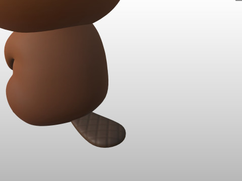 Character303 Beaver 3D Модель
