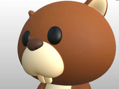 Character303 Beaver 3D Model