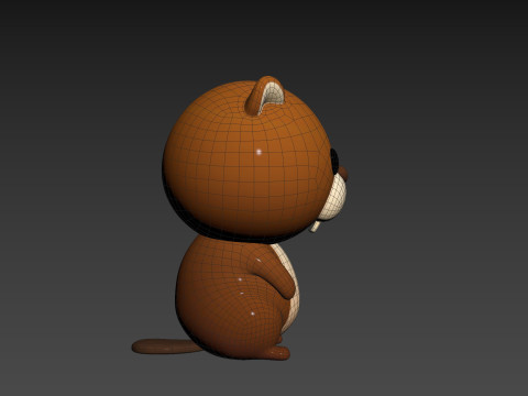 Character303 Beaver 3D Модель