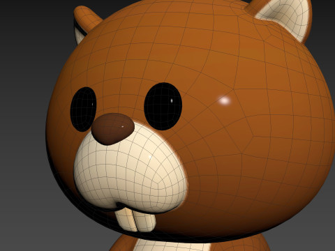 Character303 Beaver 3D Модель