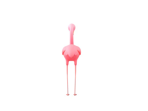 Character304 Flamingo 3D Model
